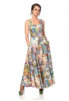 Liga Simona Dlouhé letní projmuté šaty
Složení: viskóza 100%
Země původu: Česká republika