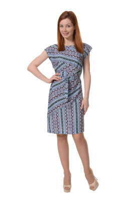 Tunika Paleta Letní šaty střední délky 
Složení: viskóza 100 %
Země původu: Česká republika
